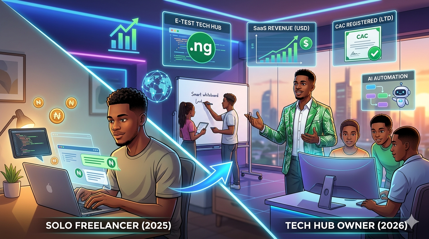 From Freelance Dev to Tech Hub Owner: My 2026 Nigerian Business Roadmap.