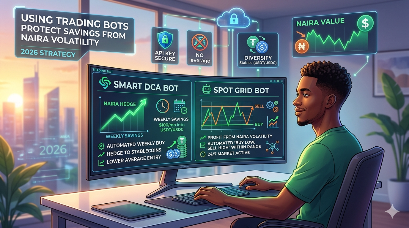 Using Trading Bots to Protect Your Savings from Naira Volatility (2026 Strategy).