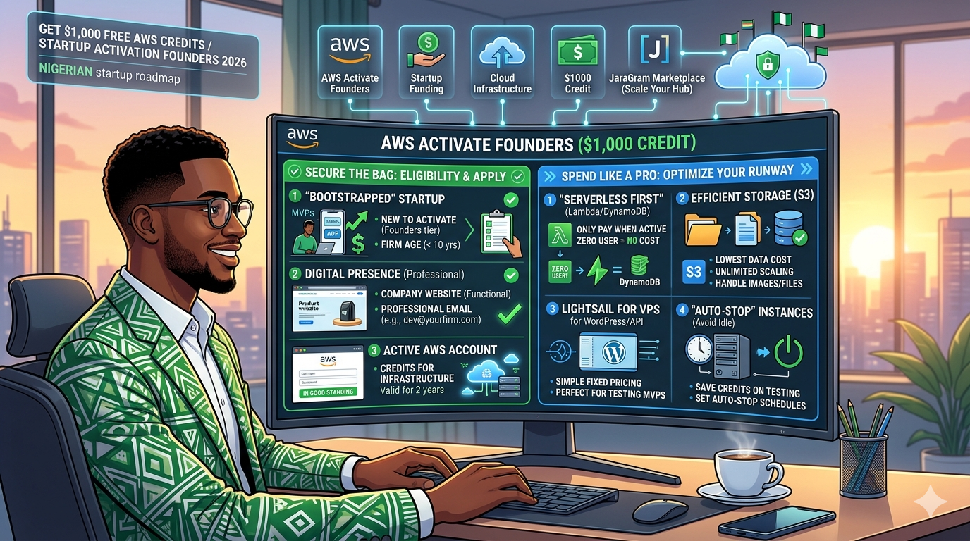 $1,000 Free AWS Credits for Nigerian Founders: The 2026 "Activate" Roadmap