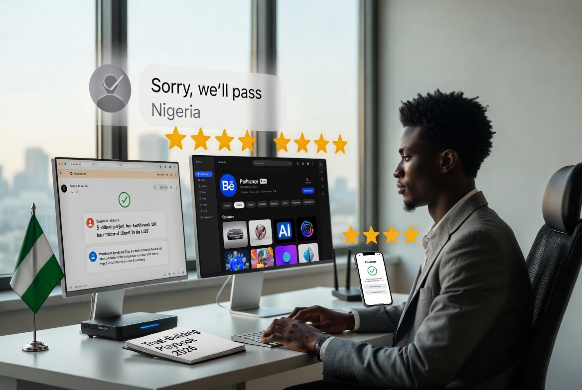 Scam Stereotype: How Nigerian Creators & Freelancers Can Land International Clients in 2026 Despite the Bias – Real stories on X/Behance (clients ghosting after “Nigeria” reveal). Untapped angle; massive trust-building potential.