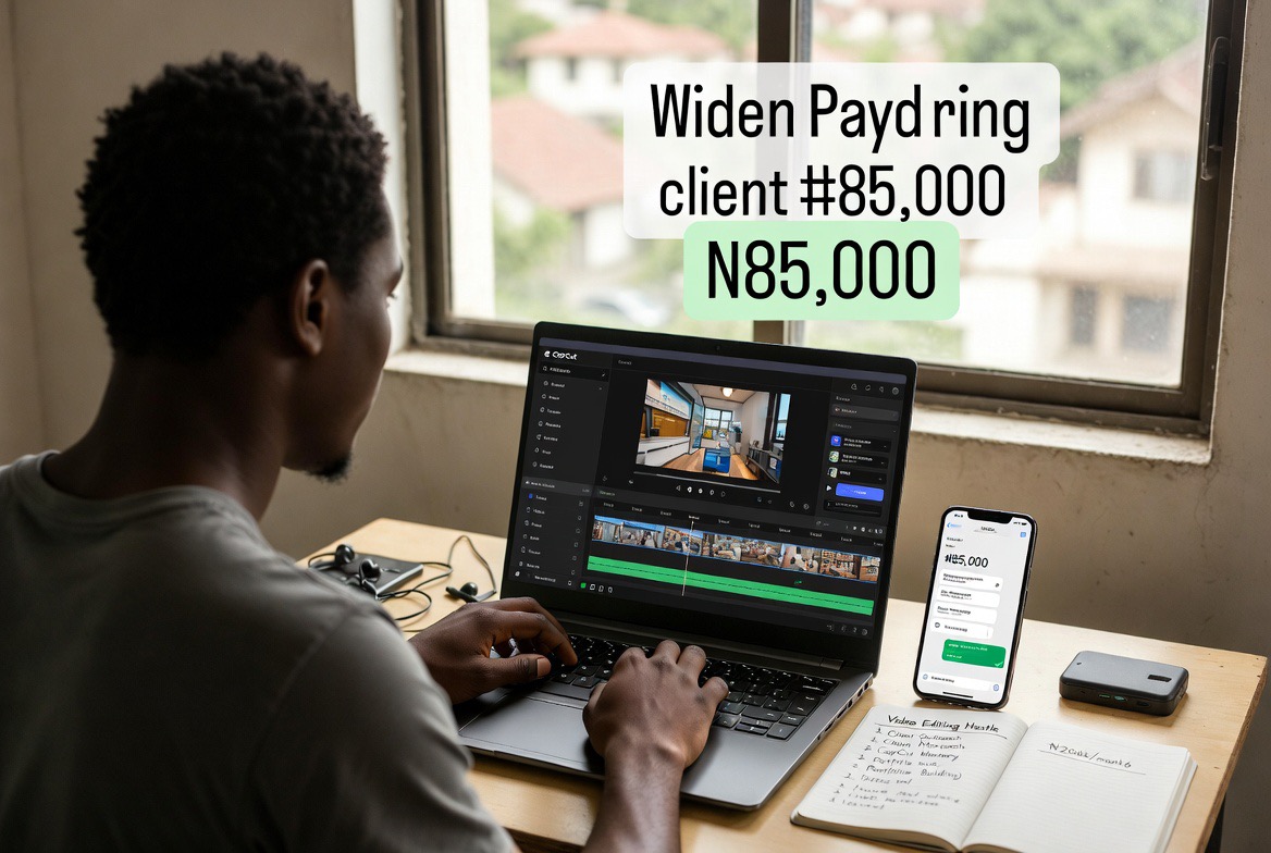 Video Editing Side Hustle for Nigerian Students: Step-by-Step Guide to ₦200k/Month Clients in 2026