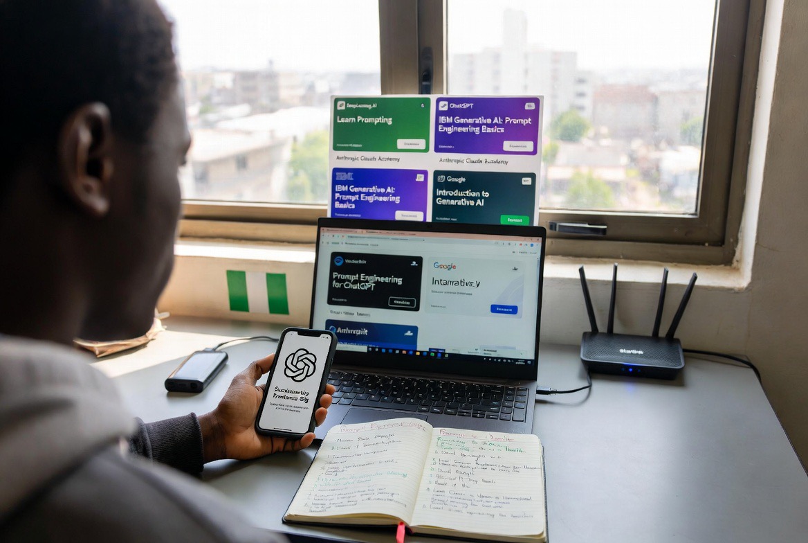 Prompt Engineering Free Courses: How Nigerians Use Them to Get AI Jobs or Side Hustles in 2026