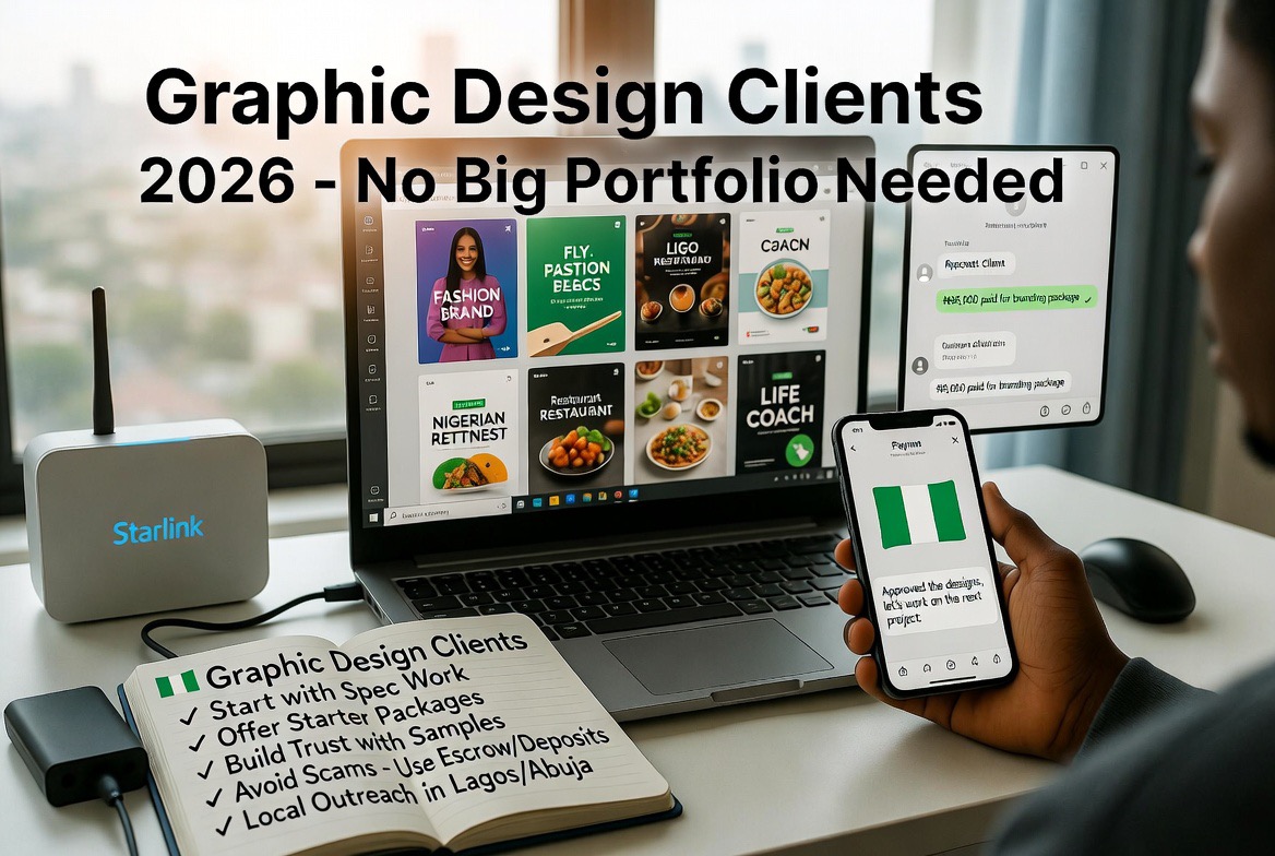 Graphic Design Freelance Guide: Land Clients in Nigeria 2026 Without a Big Portfolio