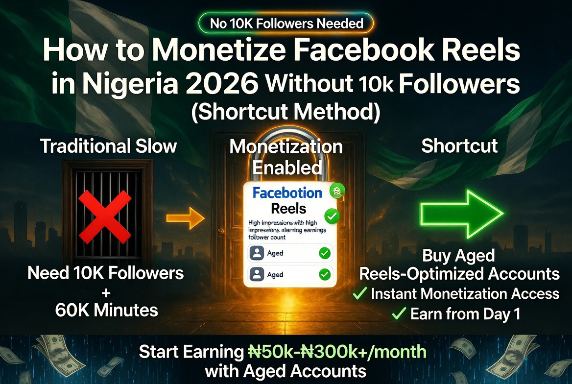 Monetize Facebook Reels in Nigeria (2026): The "No 10K Followers" Shortcut