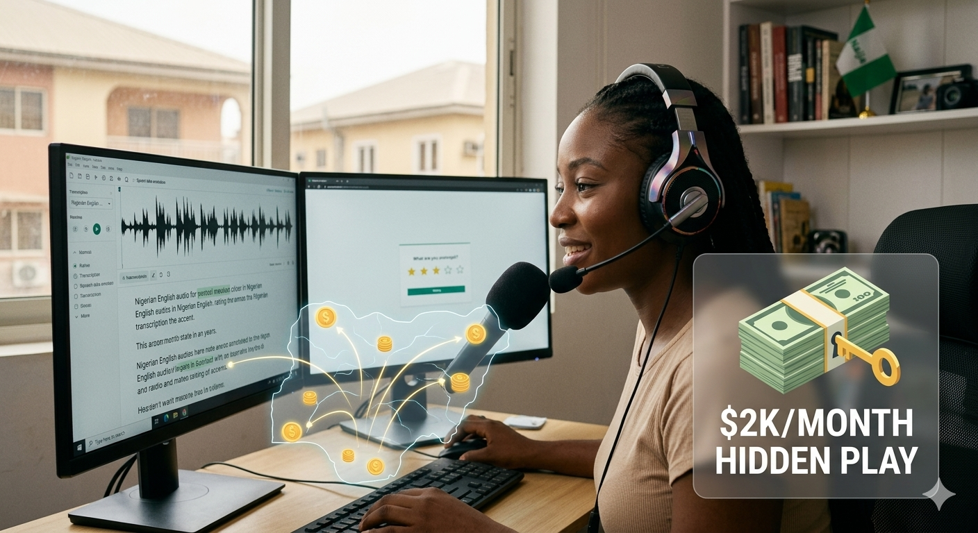 Remote Data Annotation Niches That Love Nigerian English Accents (Hidden $2k/Month Plays)
