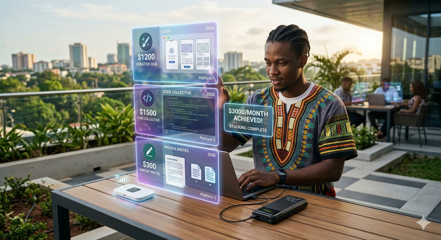 Stacking 3 Remote Platforms to Hit $3k/Month While Living in Nigeria