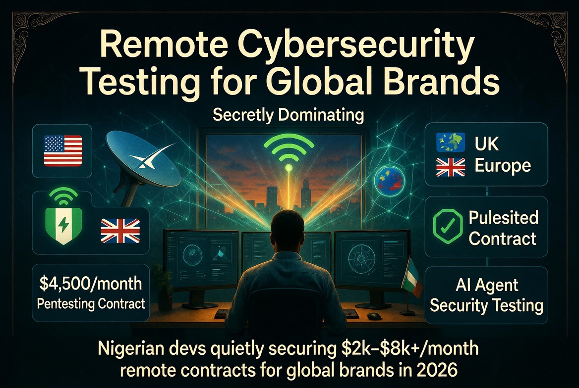Remote Cybersecurity Testing for Global Brands (Nigerians Are Secretly Dominating)
