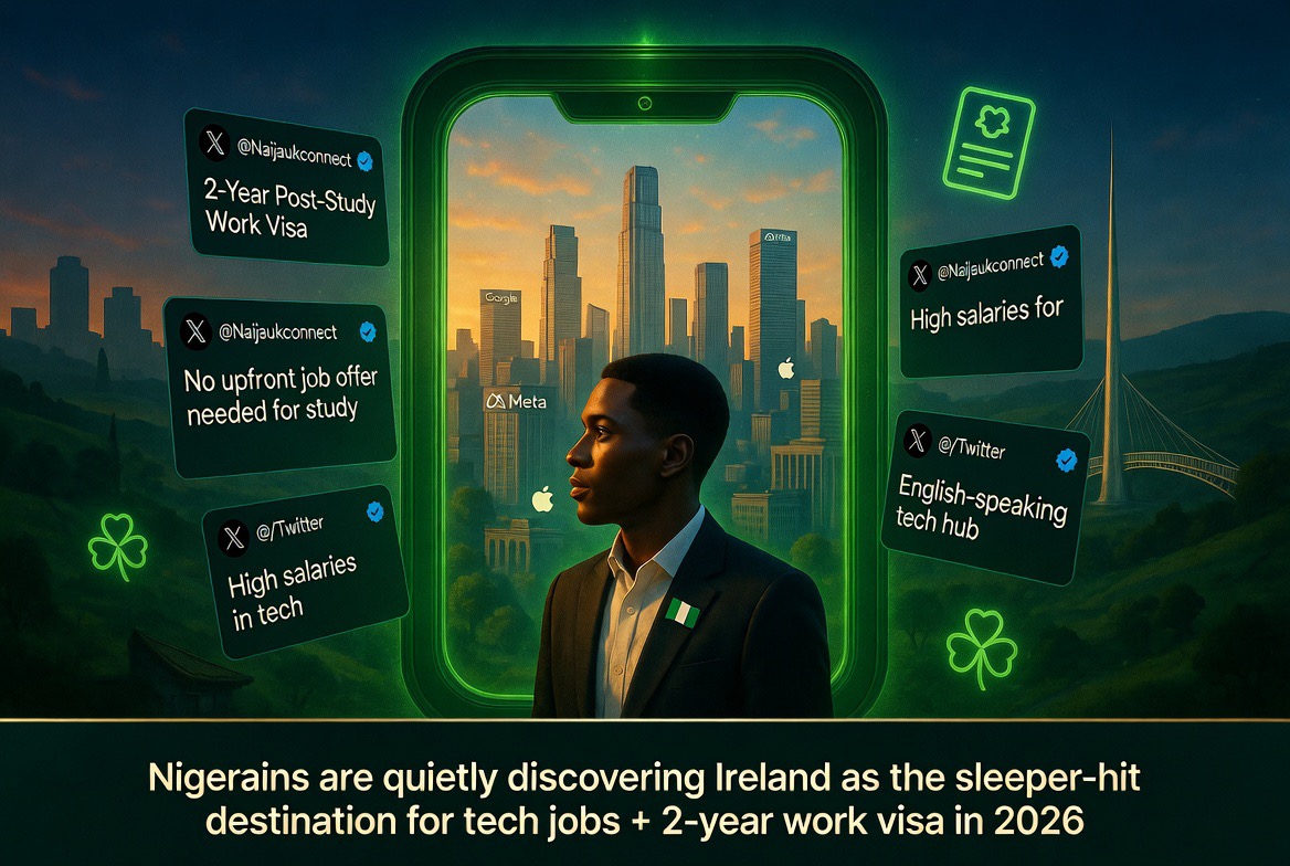 Ireland Tech Jobs & 2-Year Post-Study Work Visa: The Sleeper Hit Destination Nigerians Are Discovering