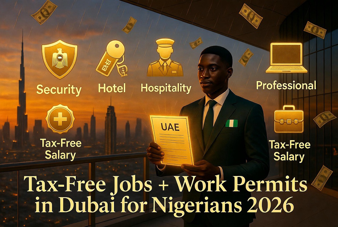 UAE (Dubai) Work Permits & Tax-Free Jobs: Security, Hospitality & Professional Roles for Nigerians