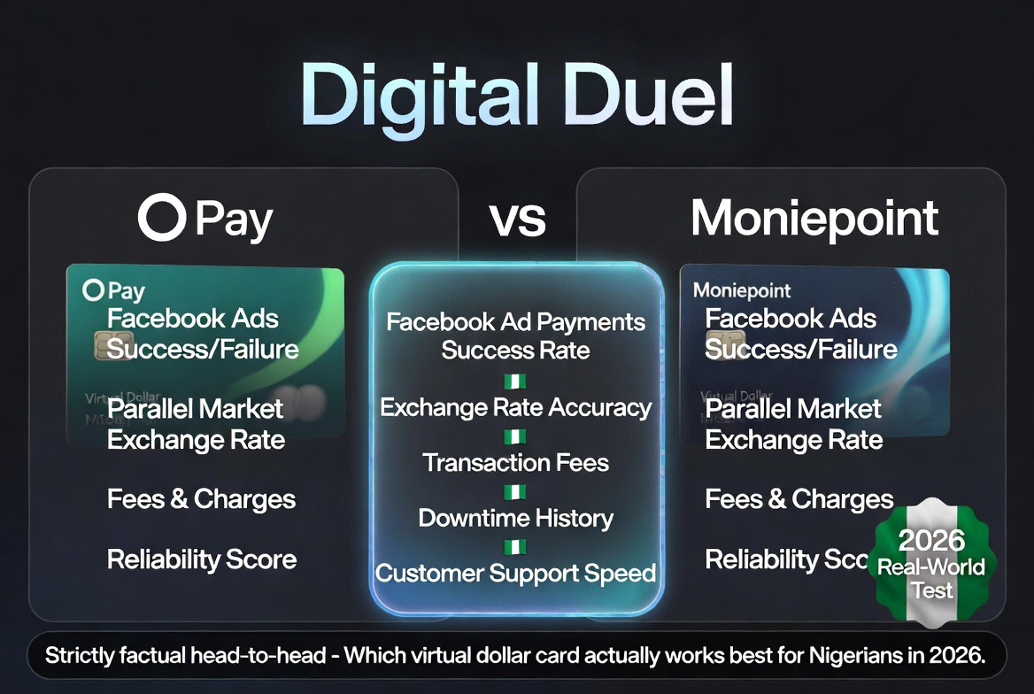 OPay vs Moniepoint: Which Virtual Dollar Card Works in 2026?