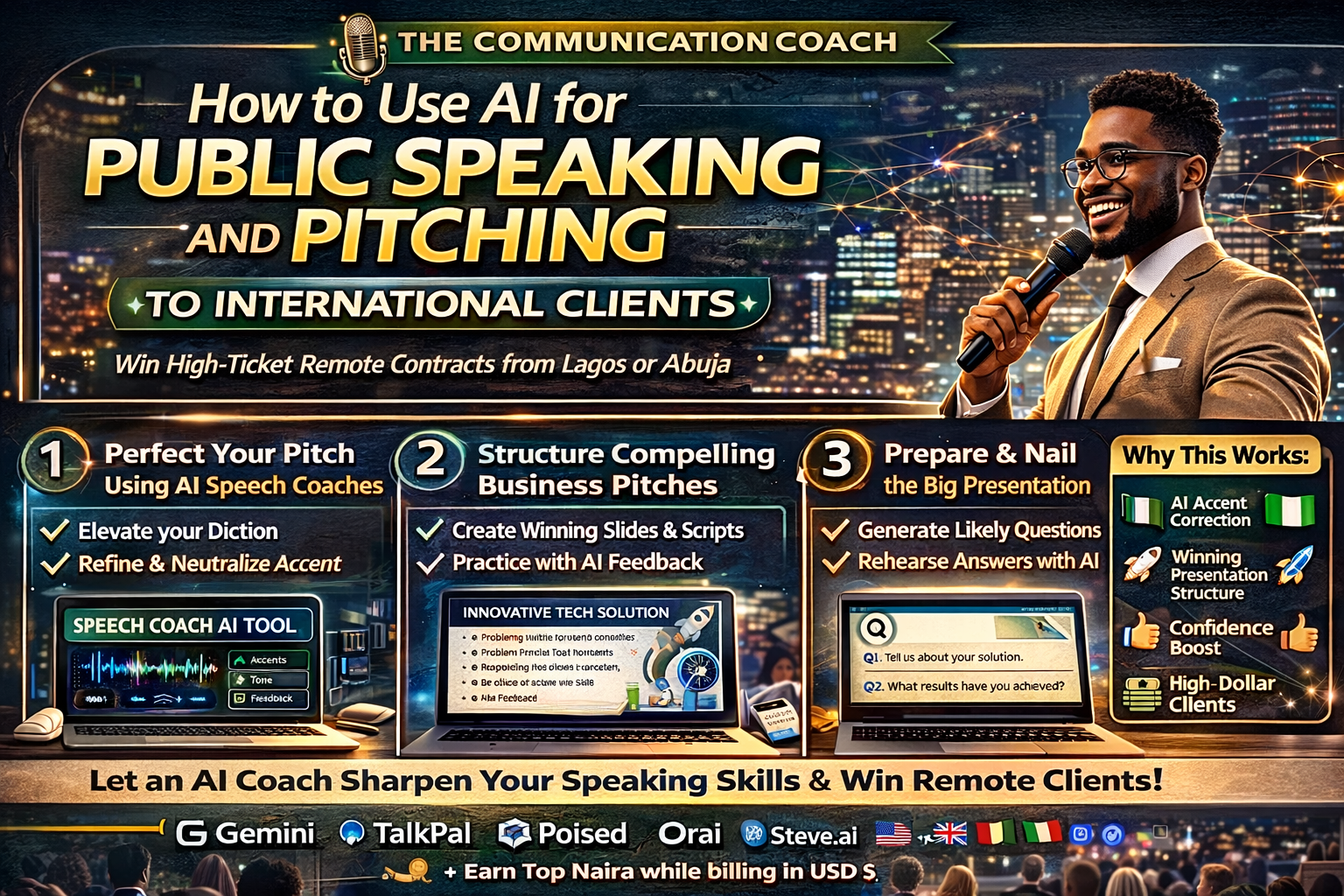 Win High-Ticket Contracts: Using AI Speech Coaches for Global Business