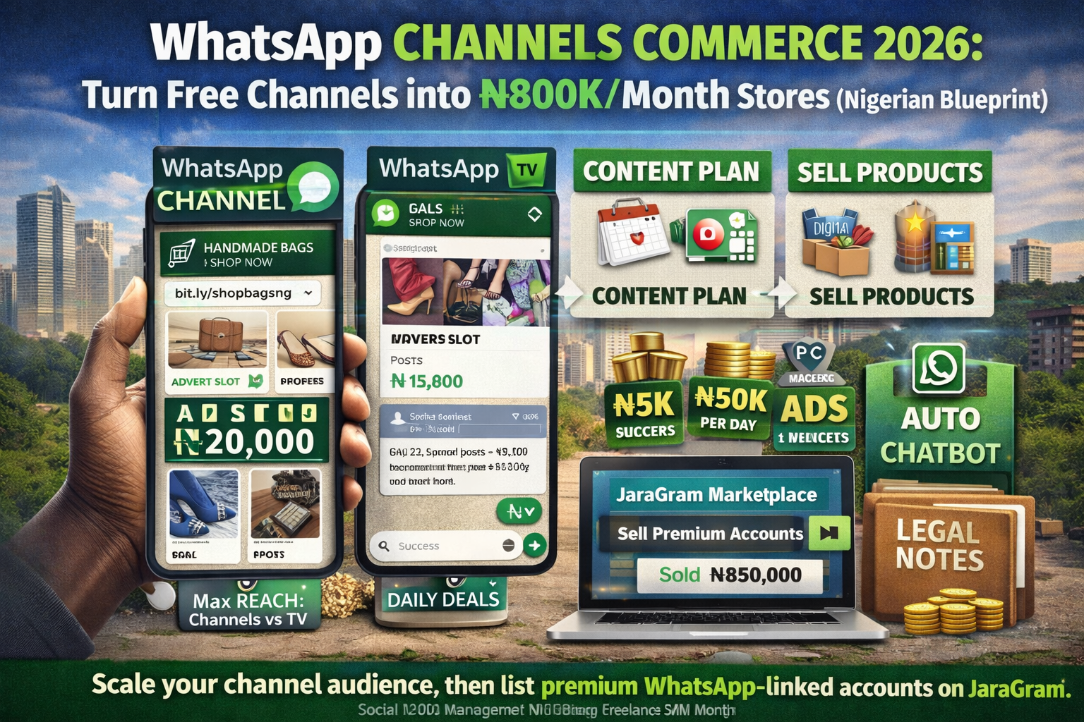 WhatsApp Channels Commerce 2026: Turn Free Channels into ₦800K/Month Stores (Nigerian Blueprint)