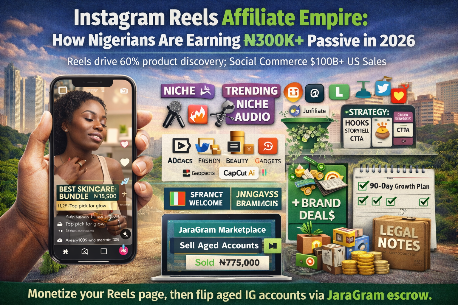 Instagram Reels Affiliate Empire: How Nigerians Are Earning ₦300K+ Passive in 2026