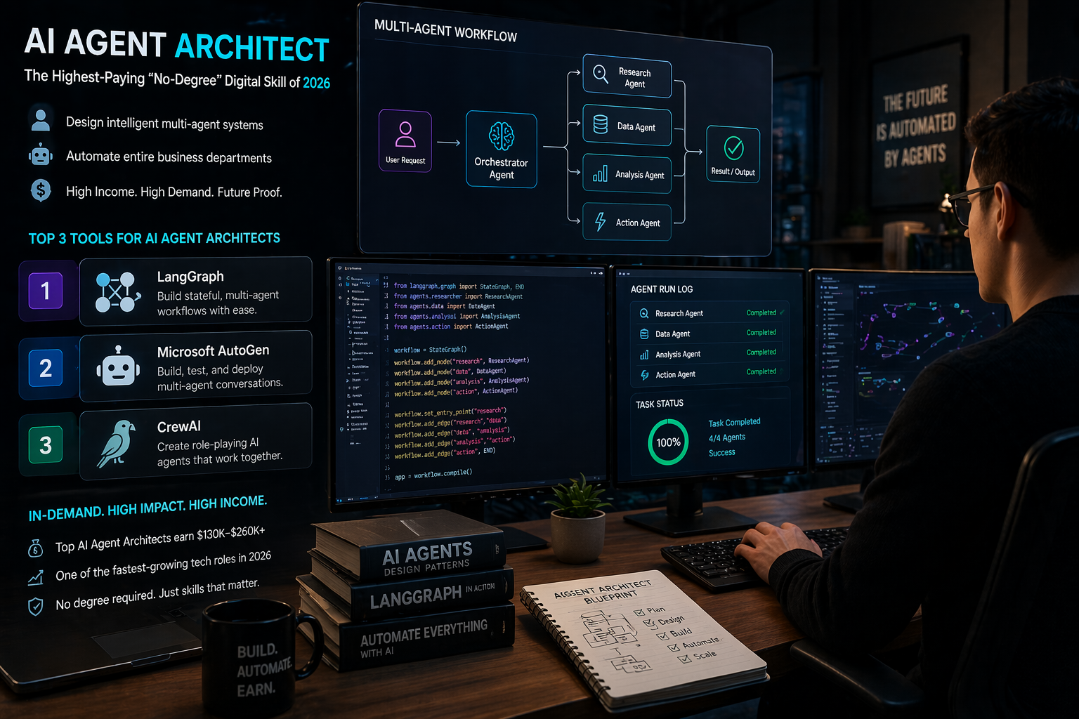 AI Agent Architect: The Highest-Paying No-Degree Digital Skill of 2026