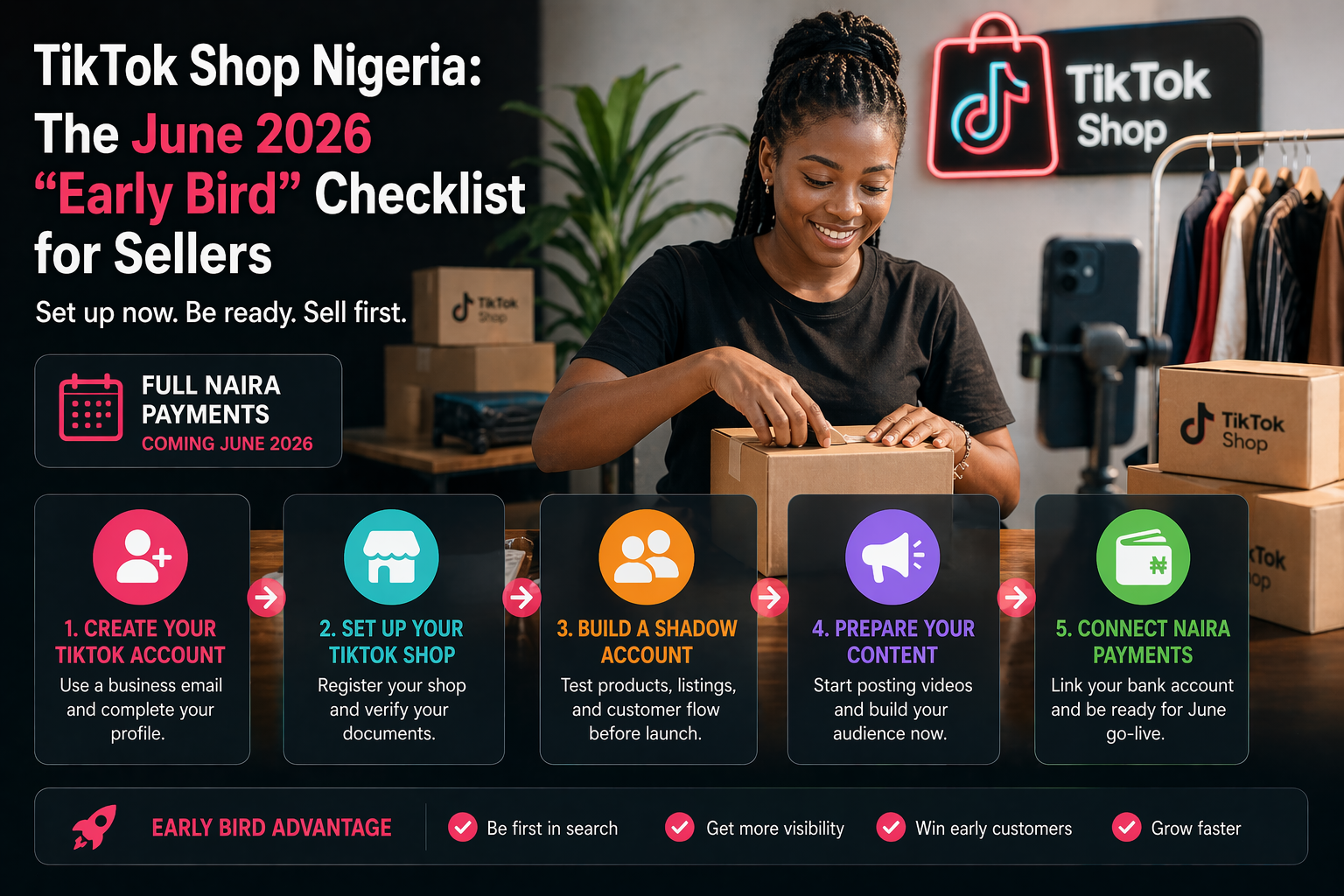 TikTok Shop Nigeria: The June 2026 Early Bird Checklist for Sellers
