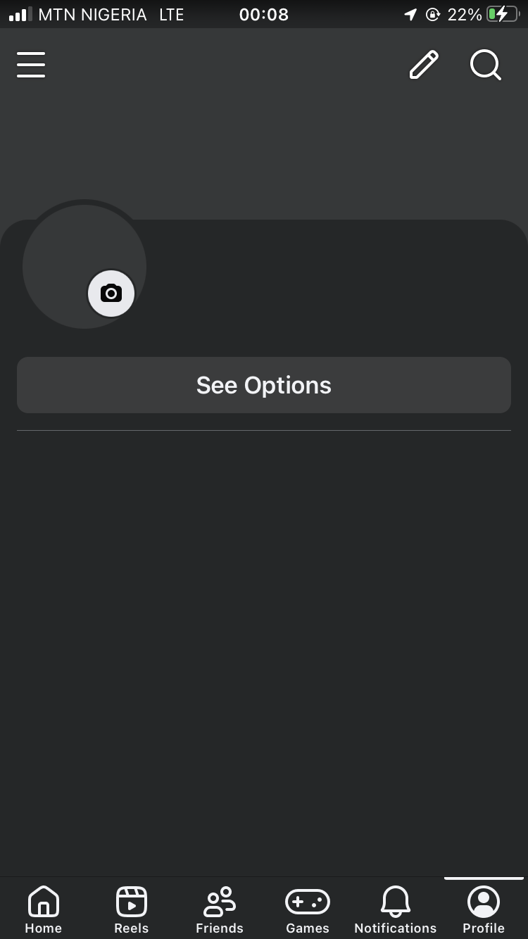 Social Media account screenshot — Facebook 