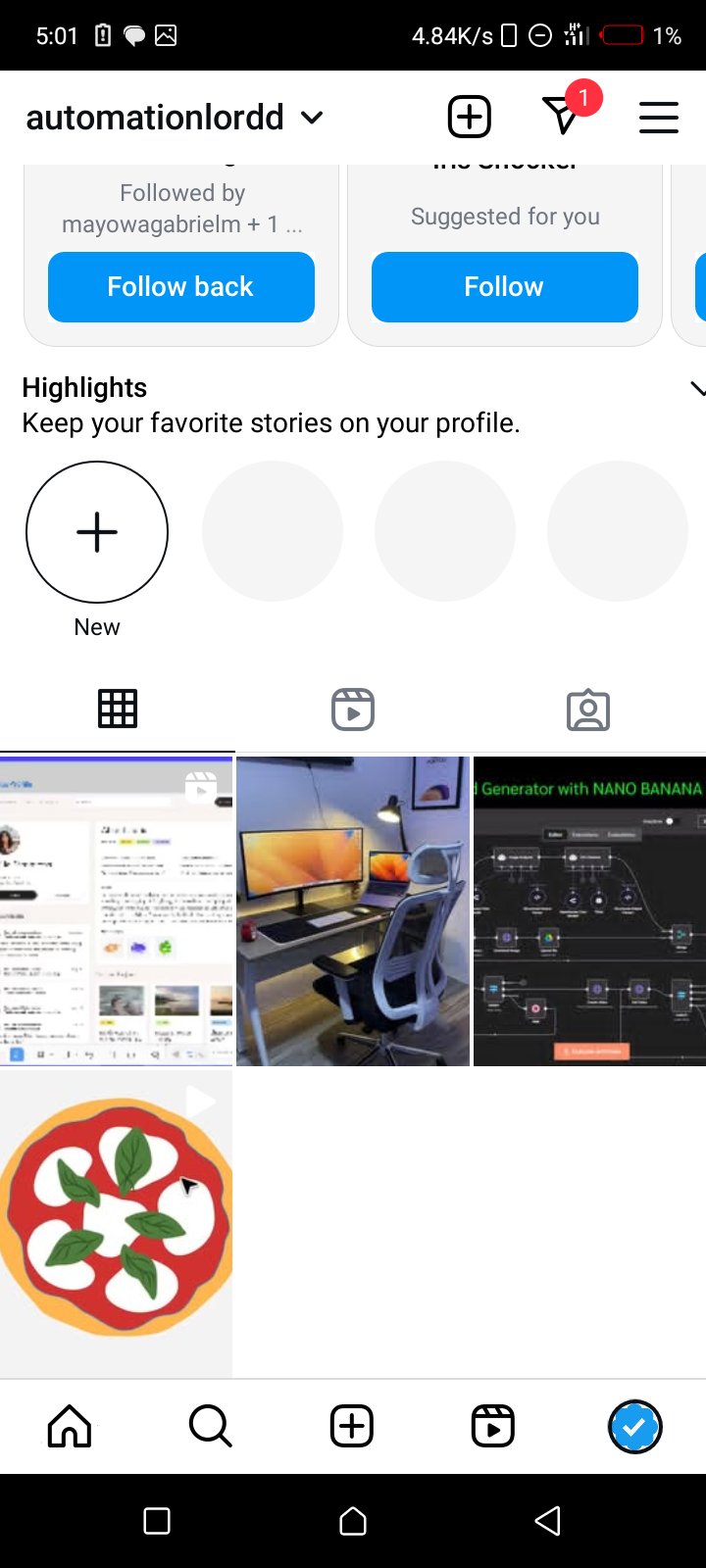 Social media account screenshot — Verified
